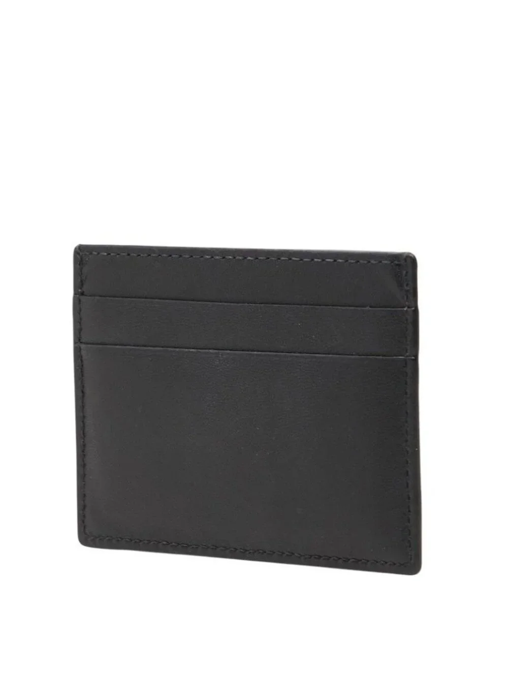 Balenciaga Cash Card Holder Case Black Leather